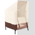 Tuyeho Patio Stackable Chair Cover 36 x 28 x 47 inch, 900D Heavy Duty Outdoor High Back Cover, Waterproof & Weather Resistant fo