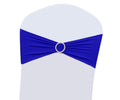 100PCS Wedding Chair Decorations Stretch Chair Bows and Sashes for Party Ceremony Reception Banquet Spandex Chair Covers slipcov