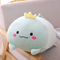 Jensquaify Dinosaur Plush Hugging Pillow, Dinosaur Stuffed Animals Toys Soft Body Pillow, 23.6