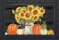 Briarwood Lane Falls Glory Floral Doormat Sunflowers Indoor Outdoor 30 x 18