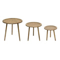 Melrose International Accent Table (Set of 3) 16 D x 16 H, 20 D x 20 H, 24 D x 24 H Wood
