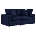 Modway Commix Sunbrella Outdoor Patio Loveseat, Navy