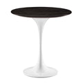 Modway Lippa Round Side Table with White Walnut Finish EEI-5679-WHI-WAL
