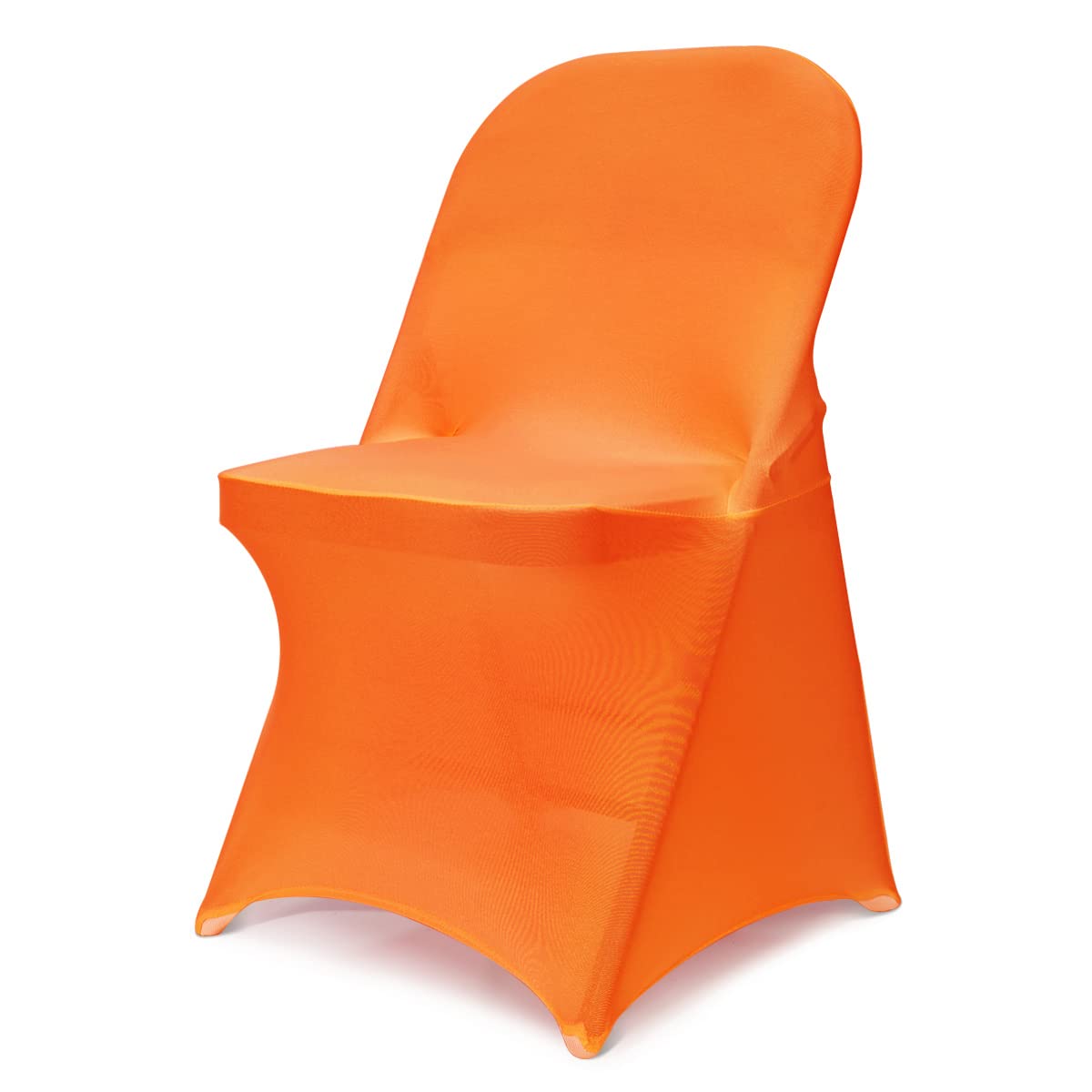 Babenest Spandex Folding Chair Covers Upgraded 10 PCS Universal Stretch Washable Fitted Chair Slipcovers Protector for Wedding, 