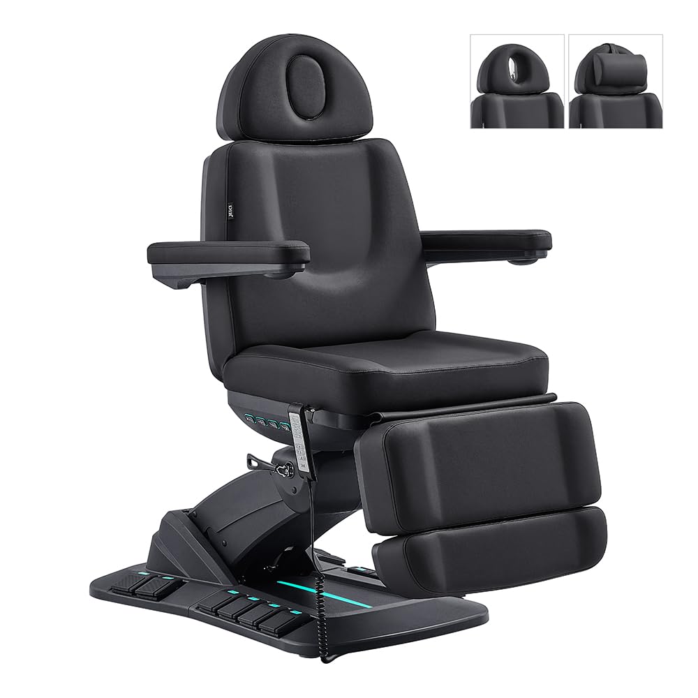 Dir Beauty Spa Medical Treatment Chair 4 Motor Electrical Facial Medical Spa Tables with Rotating Seat Aurora