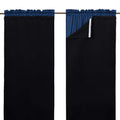 NICETOWN Door Curtains for Doorway, Black Out Curtain Liners for Drapes, Noise Reducing Light Blocking Blackout Liners for 84 in