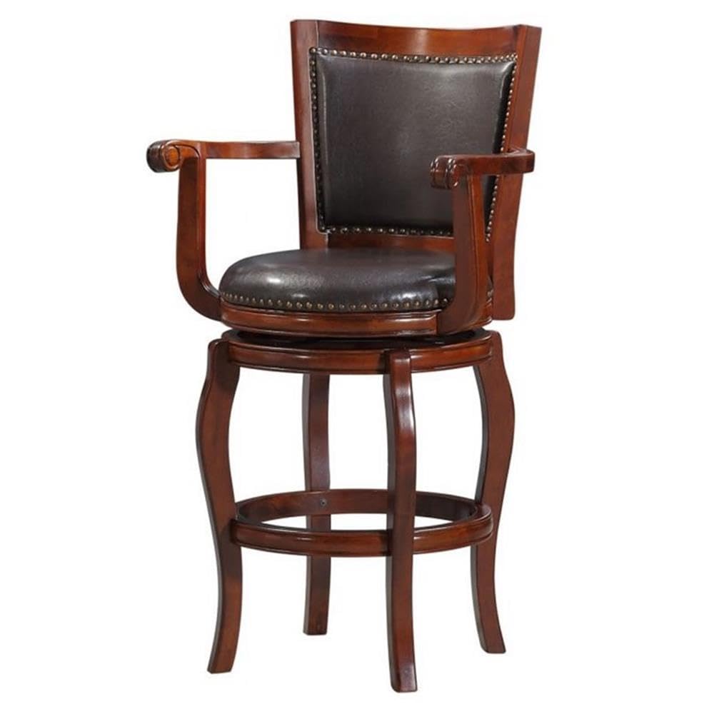 Boraam Jones Bar Height Swivel Stool - Cherry