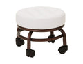 Elitzia Pedicure Chair Foot Stool Beauty Salon Foot Bath Footstool Spa Chairs Salon Stool Two Color Optional ET28499 (White)