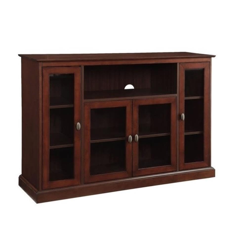 Convenience Concepts Summit Highboy 60 inch TV Stand with Storage Cabinets and Shelves, Espresso