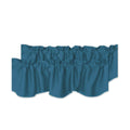 H.VERSAILTEX 2 Panels Blackout Curtain Valances for Kitchen Windows/Living Room/Bathroom Privacy Protection Rod Pocket Decoratio