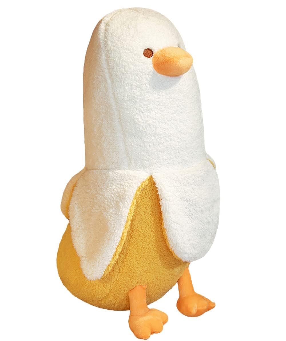Banana Duck Plush Toy 19.6,Cute Plushies Banana Stuffed Animal,Duck Plushie Long Banana Duck Plush Pillow,Funny Hugging Pillow