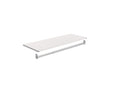 ClosetMaid Modular Shelf & Hang, Wood Organizer Adjustable Closet, Add On Storage Accessory, White, Shelf and Hang Rod Kit