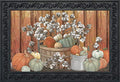 Briarwood Lane Pumpkins and Willows Autumn Doormat Primitive Fall Indoor/Outdoor 30 x 18