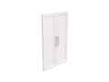 ClosetMaid Modular Storage Pair Set, Wood Closet Organizer, Shaker Style, Add On Accessory for Shelf Units, White, Solid 2-Door 