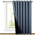 NICETOWN Vertical Blind for Window, Total Shade Patio Door Curtain, Heavy-Duty Full Light Shading Sliding Door Drape Room Divide