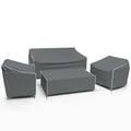 Gasadar Patio Furniture Cover 4-Piece Set, Heavy Dut 600D Outdoor Furniture Cover Waterproof for Lawn Patio Chairs, Loveseat and