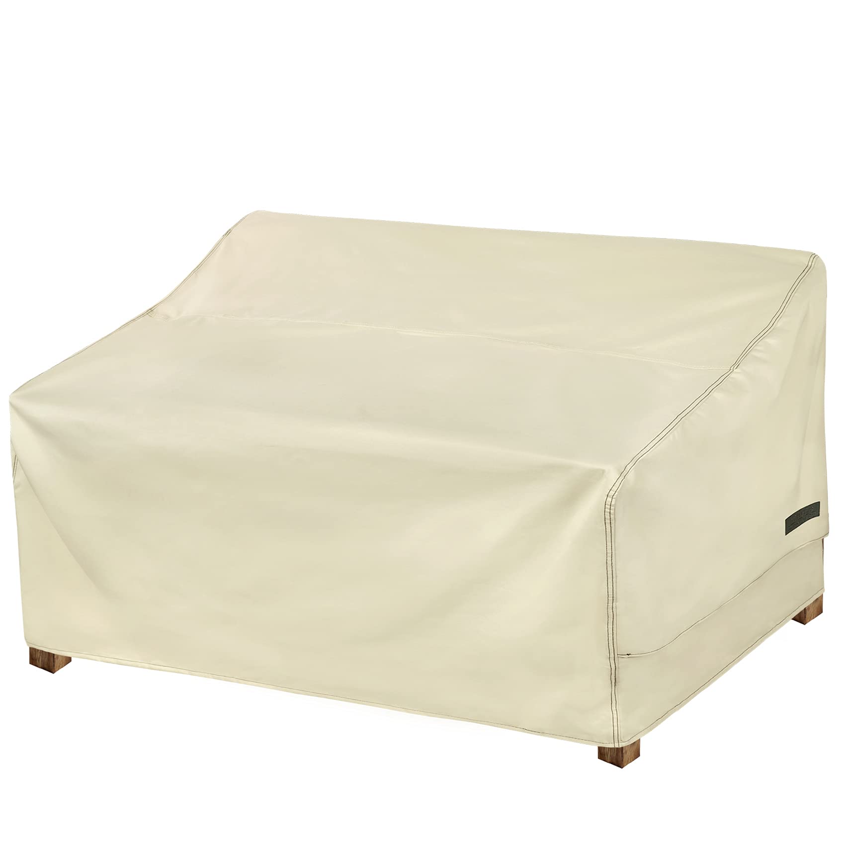 NettyPro Outdoor Sofa Cover Waterproof 3-Seater Patio Couch Cover, Patio Furniture Deep Lounge Sofa Covers with Air Vent and Han