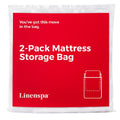 Linenspa Mattress Bag - 2 Pack Queen/Full Mattress Storage Bag for Moving and Storage - Mattress Protection - Polyurethane Mattr