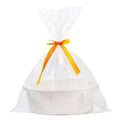 CREVENT Storage Basket for Baby Stuffs, Gift Baskets for Birthday Baby Shower , including a Gift bag with Ribbon