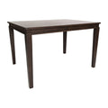 Flash Furniture Henry 47 Solid Wood Dining Table, Commercial Grade Heavy Duty Rectangle Wood Table, Water Resistant Finish, Seat