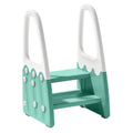 Two Step Stool with Handrails for Toddler and Kids, Standing Learning Stool Tower for Bathroom Sink, Potty Training, Children St