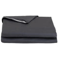 FULI 100% Cotton Zippered Futon Cover, Japanese Futon Mattress Cover, Shikibuton, Made in Japan (Twin, Dark Gray)
