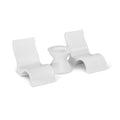 Ledge Lounger Signature Lowback Chair Set - Two Chairs - Ice Bin Side Table - in-Pool - On-Deck - Water Depths 0-9    - All Type