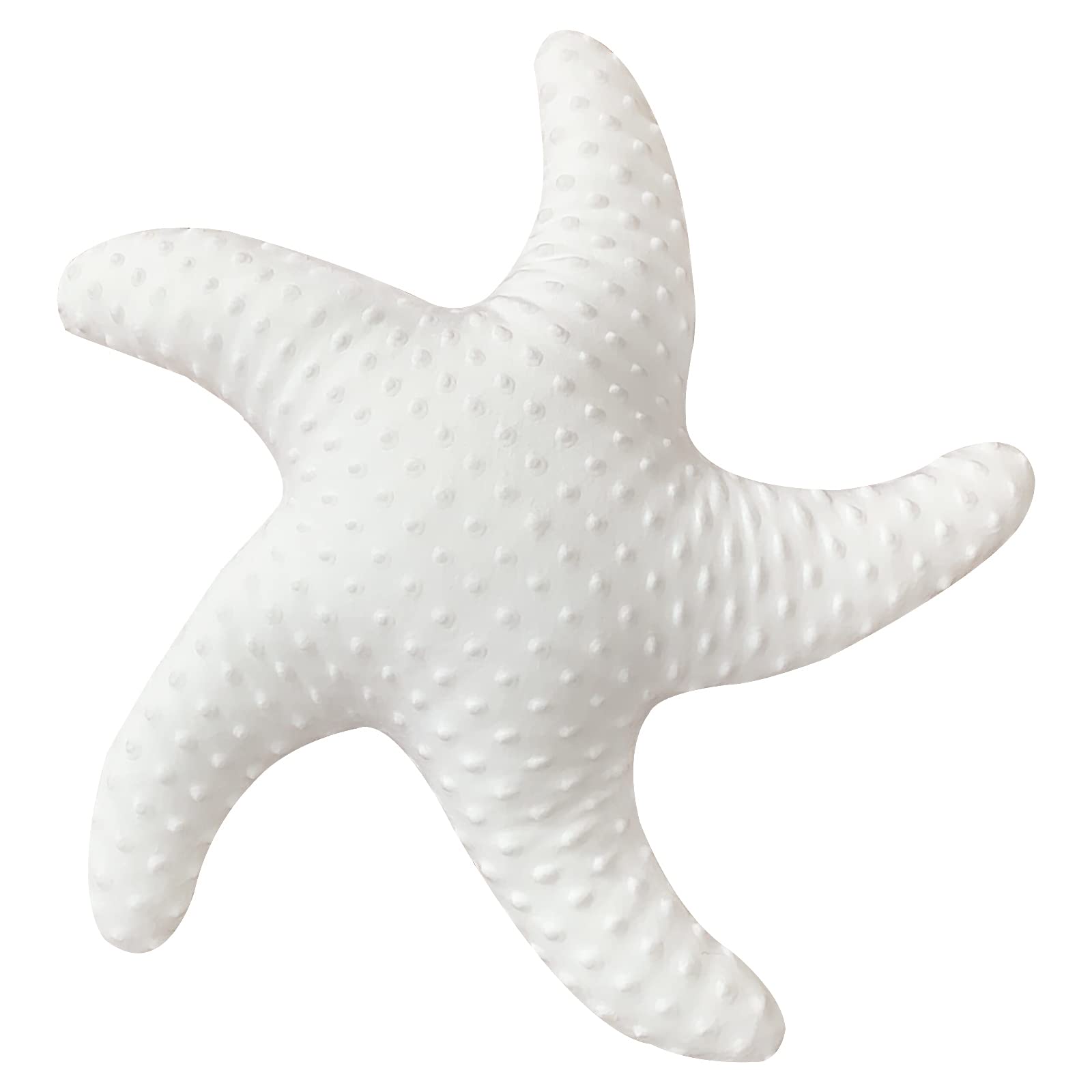 Marble Empire White Starfish Pillow Beach Themed Decorative Throw Pillows Soft Ocean Bedding Coastal Decor for Home Cute Star Sh