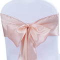 Babenest Satin Chair Sashes Ties Upgraded 50 pcs Chair Ribbons Bows for Wedding Banquet Party Christmas Baby Shower Events Decor