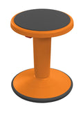 MooreCo 14-18 Plastic Hierarchy Height Adjustable Grow Short Stool in Orange