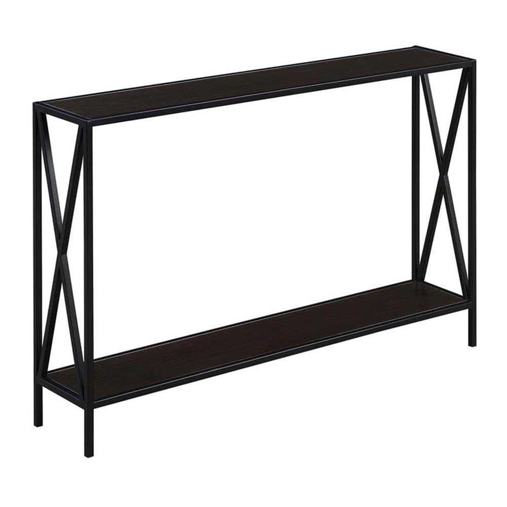 Convenience Concepts Tucson Console Table 47.25 - Modern Sofa Table with Storage Shelf, Entryway Hall Table for Living Room, Esp