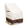 Exokugo Rocking Chair Cover 600D Heavy Duty Waterproof - Patio Furniture Covers for Outdoor Rocking Chairs - All Weather Protect