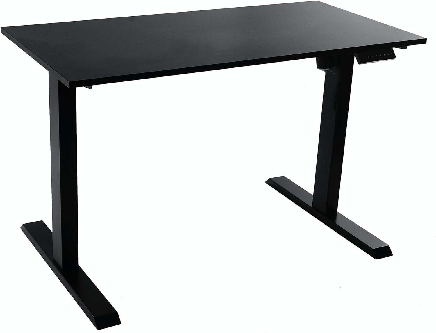 TechOrbits Electric Standing Desk Tabletop - 47 Inch Motorized Workstation Two Leg Frame Stand Up Desk with Memory Settings and 