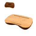 SUMISKY Lap Desk-Portable Laptop Table with Bamboo Platform Phone Holder (M(18.5x11.8))