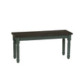 Powell Furniture Willow Dining Bench, Multicolor, 40   W x 14.02   D x 18.31   H