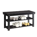 Convenience Concepts Oxford Utility Mudroom Bench, Black