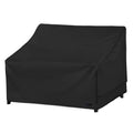 NettyPro Patio Loveseat Sofa Cover Waterproof Heavy Duty Outdoor Couch Furniture 2 Seater Cover, 54 Wx 32 Dx 35 H, Black