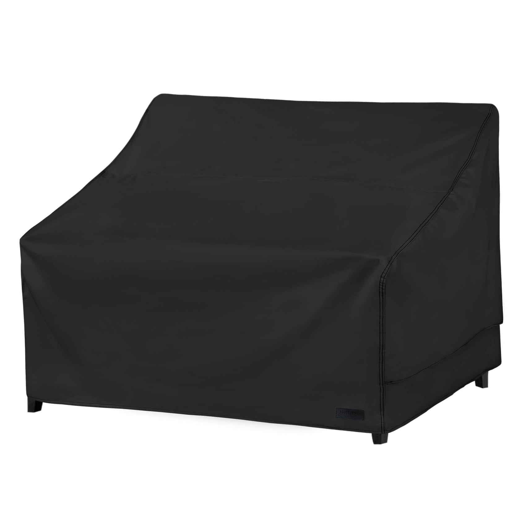 NettyPro Patio Loveseat Sofa Cover Waterproof Heavy Duty Outdoor Couch Furniture 2 Seater Cover, 54 Wx 32 Dx 35 H, Black