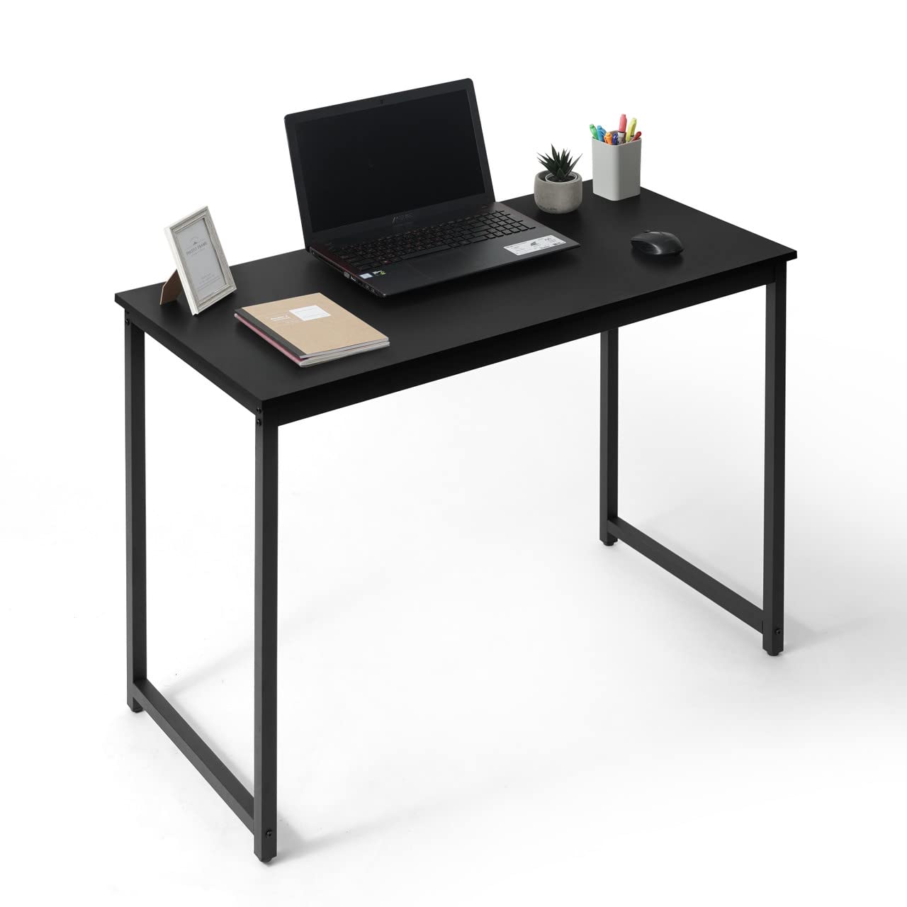 CAPHAUS 40 Inch Computer Desk, Home Office Desk, Modern Work Desk, Writing Desk for Small Space, Simple Desk for Home Use & Offi