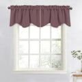 NICETOWN Girls Bedroom Curtain Valances Small Window Topper for Kitchen Bathroom Living Room Nursery Office Blackout Window Shad