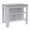 TUHOME Cala Kitchen Island Engineered Wood Kitchen Islands in Multi-Color