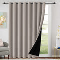 H.VERSAILTEX 100% Blackout Curtains for Bedroom Thermal Insulated Curtains for Living Room Full Light Blocking Grommet Curtains 