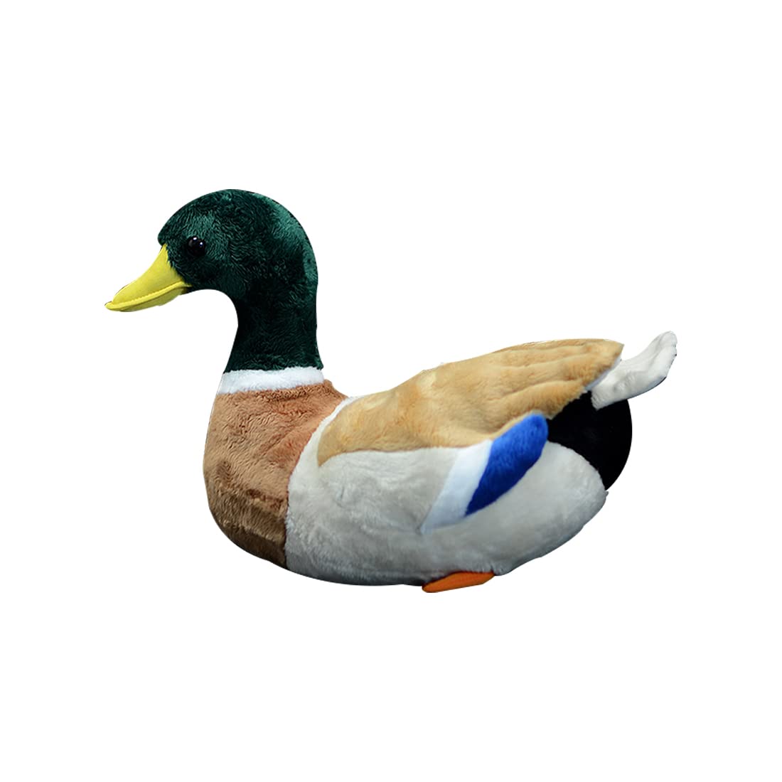 FRANKIEZHOU Realistic Mallard Duck Plush-12   Long, Lifelike Duck Stuffed Animal, Duck Plush, Soft Duck PlushToys,Pillow for Kid
