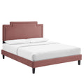 Modway Liva Platform, King, Dusty Rose