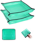 BIUWING 2PCS 26.8 x 26.8 Plant Repotting Mat Waterproof Transplanting Mat Indoor Succulent Potting Mat Portable Gardening Soil C
