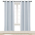 NICETOWN Room Darkening Window Treatment Curtain Energy Smart Thermal Insulated Block Out Sunlight Shade & Blind for Bedroom wit