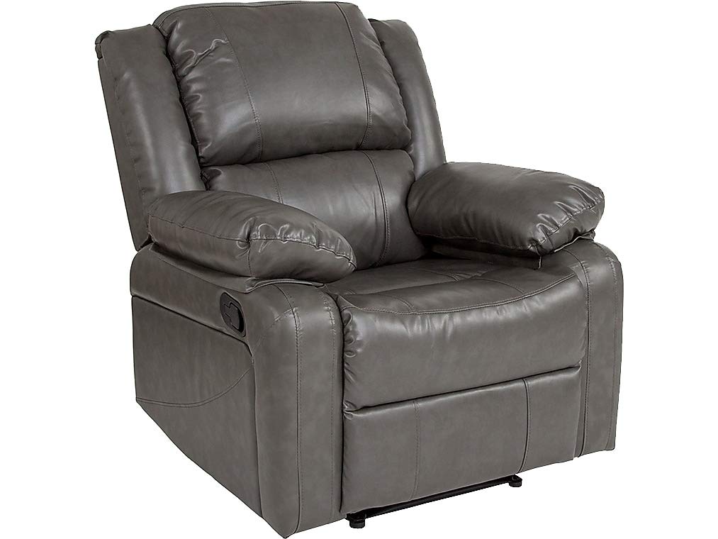 Flash Furniture Harmony Series Gray LeatherSoft Recliner