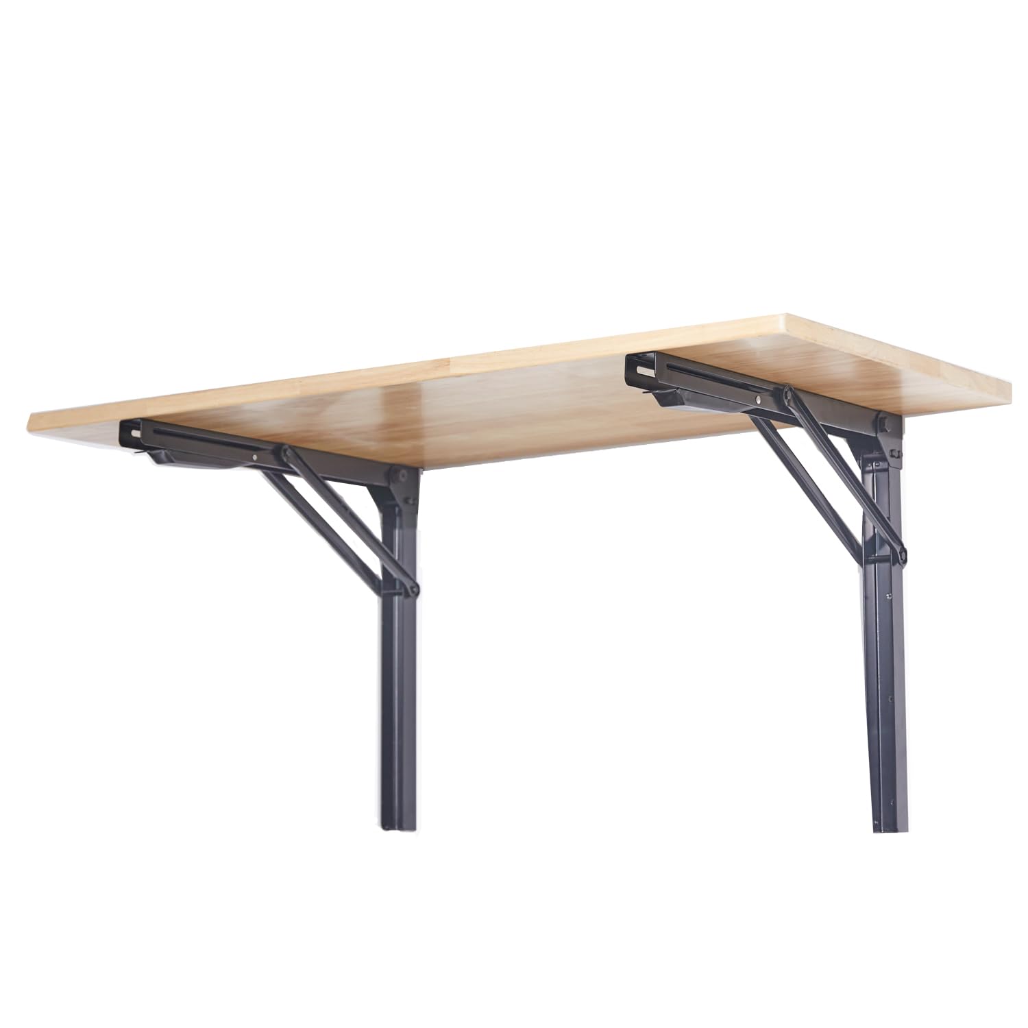 Ultrawall 48 Wall Mounted Folding Workbench, Heavy Duty Foldable Work Table, Collapsible Desk for Workshop, Garage, Office, Home