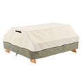 Bitubi 70 / 72 Inch Heavy Duty Waterproof Picnic Table Cover - 600D Tough Canvas Wind Dust Proof Anti-UV Outdoor Patio Table Ben