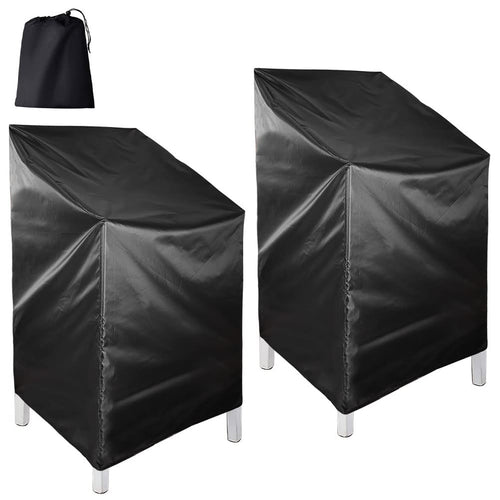 2 Pack Outdoor Chair Covers Waterproof, 210D Patio Chair Cover Outdoor Furniture Cover, Water Resistant Anti-Uv All Weather Prot